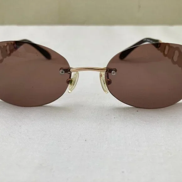 Vintage Escada Women Sunglasses E1198 Eyeglasses Rimless Gold Frame Vintage Escada Women Sunglasses E1198 Eyeglasses Rimless  main image 3